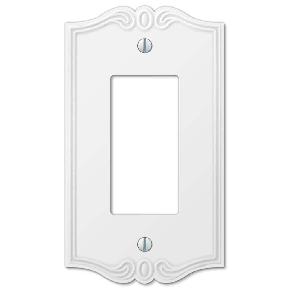 Charleston 1 Gang Rocker Composite Wall Plate - White price history on PriceWatchPro