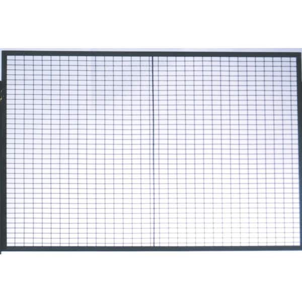 Vestil 1-1/4 in. x 60 in. x 96 in. Gray Steel Welded Wire Rack Back Panel Machinery Guard
