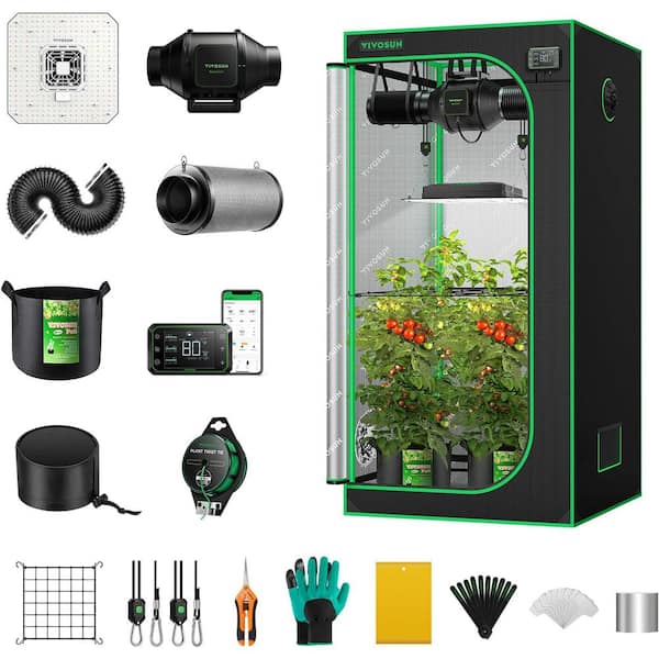 AC Infinity 10'x10' Grow Tent & Ventilation Kit — LED Grow Lights Depot