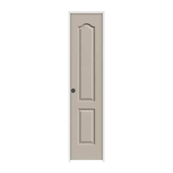 JELD-WEN 18 in. x 80 in. Camden Desert Sand Painted Right-Hand Textured Molded Composite Single Prehung Interior Door