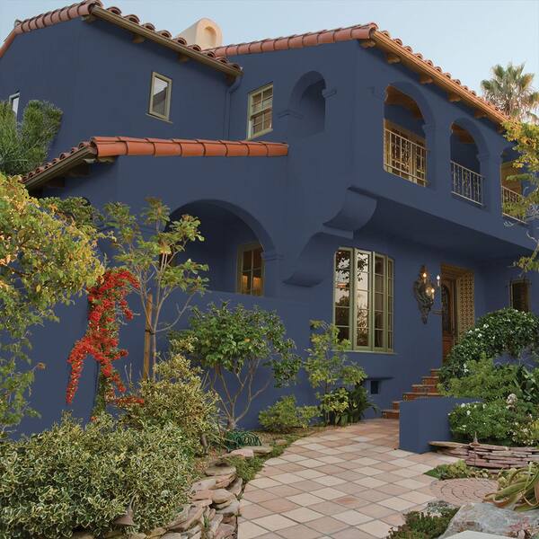 BEHR MARQUEE 1 gal. 610D 7 Night Watch Flat Exterior Paint
