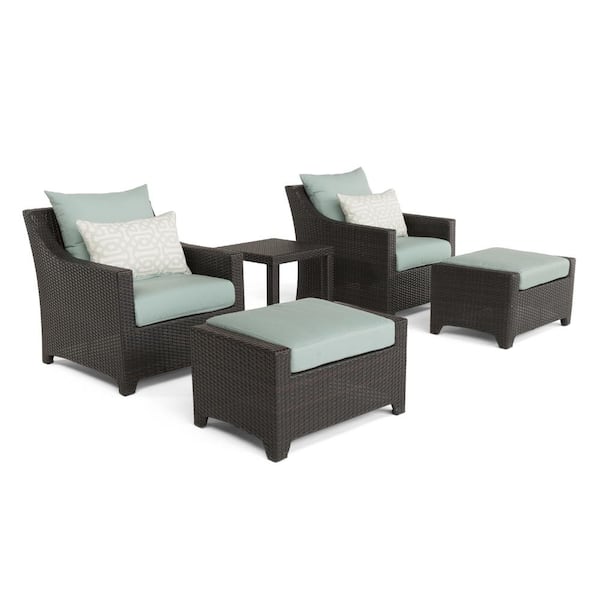 comfy outdoor chairs with ottoman