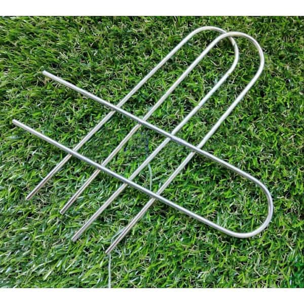 100 Weed Control Blanket Staples Weed Barrier Fabric Staple Scotts Weedout 6" 