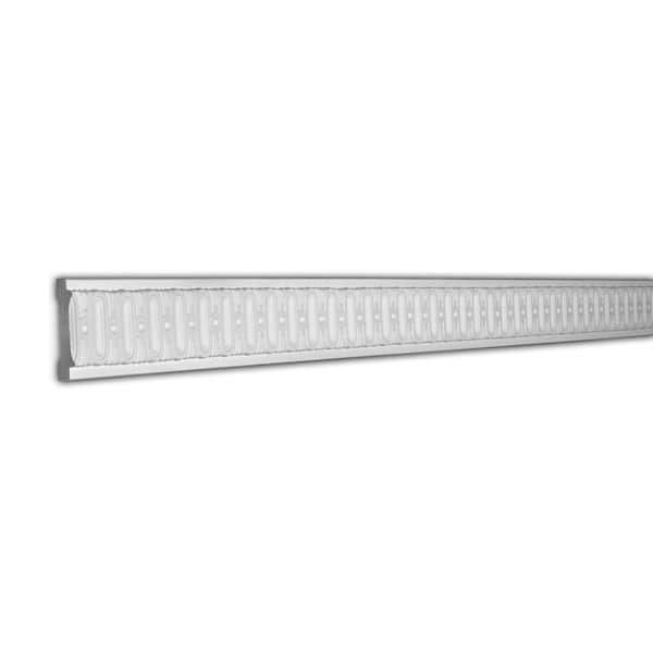 American Pro Decor 2-1/2 in. x 3/8 in. x 94-1/2 in. Flute Polyurethane Panel Moulding Pro Pack 47 LF (6-Pack)