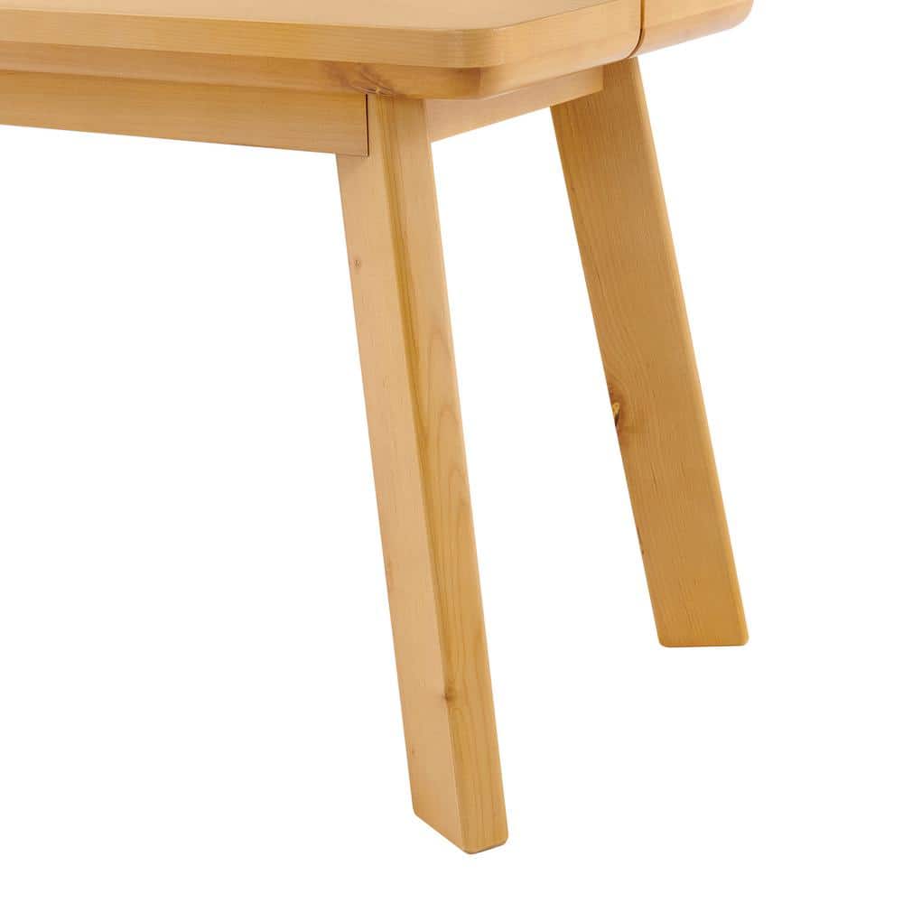 Shelburne Warm Natural 48" Birch and Maple Dining Bench