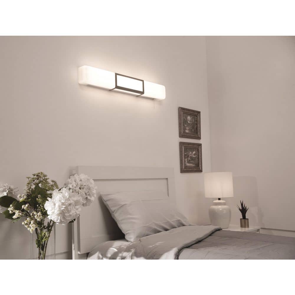 Holly 2-Light Satin Nickel Wall Sconce with White Acrylic Shade price history on PriceWatchPro