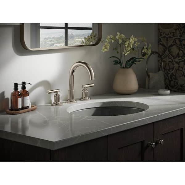 Torrington 8 in. Widespread Double Handle Bathroom Faucet in Vibrant Brushed Nickel