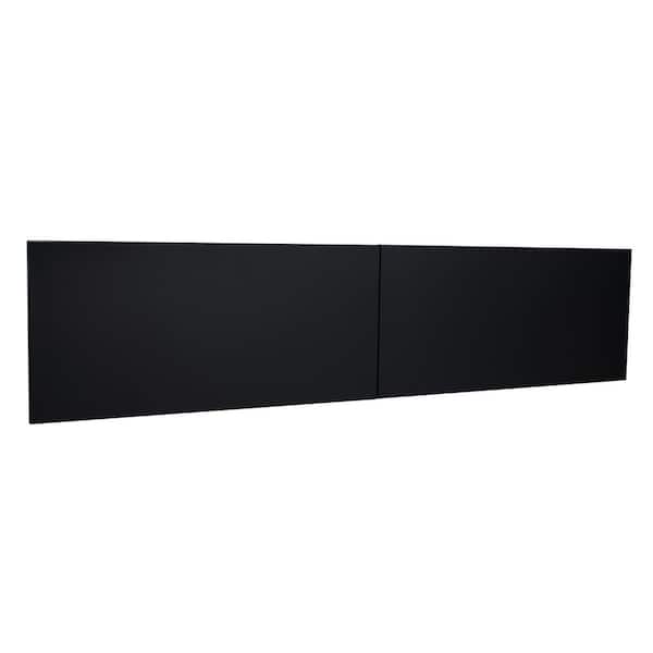 Hirsh 72 in. W Rectangle Black Metal Stack-On Door Kit, Executive Modular Desk Collection