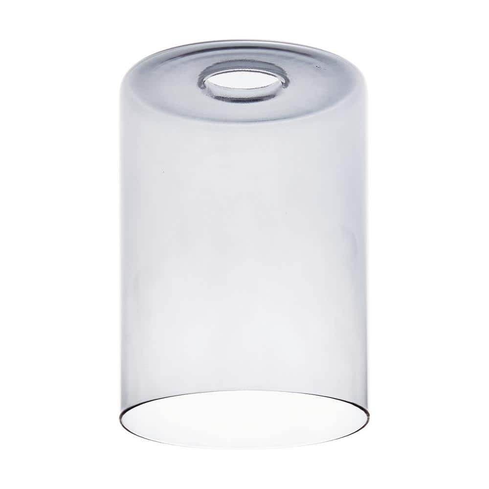 PRIVATE BRAND UNBRANDED 7.71 in. Clear Mirrored Glass Cylindrical