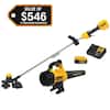 DEWALT 20V MAX Cordless Battery Powered String Trimmer & Blower Combo Kit with (1) 4 Ah Battery & Charger DCKO975M1