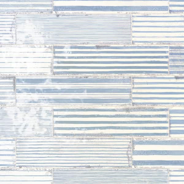 Luca Stria Gio with Antimicrobial Glaze 3 in. x 12 in. Ceramic Wall Tile (7.0 sq. ft. /Case)