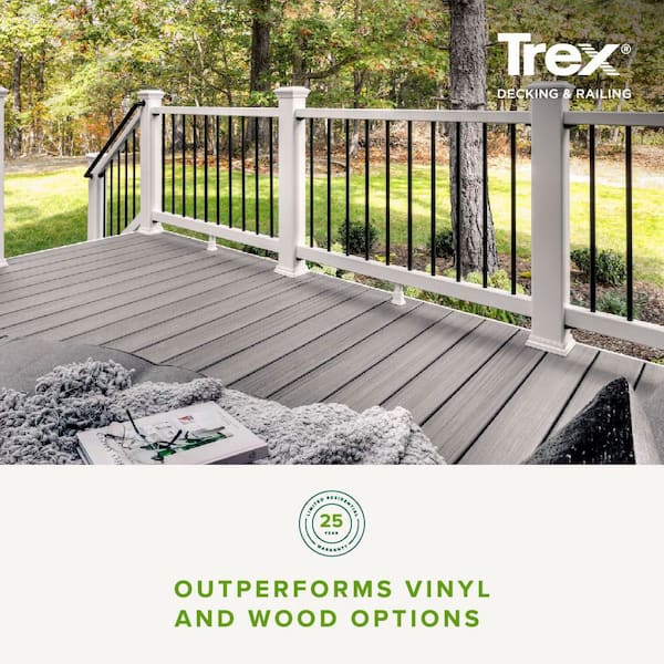 4 in. x 4 in. x 48 in. Classic White Composite Post Sleeve