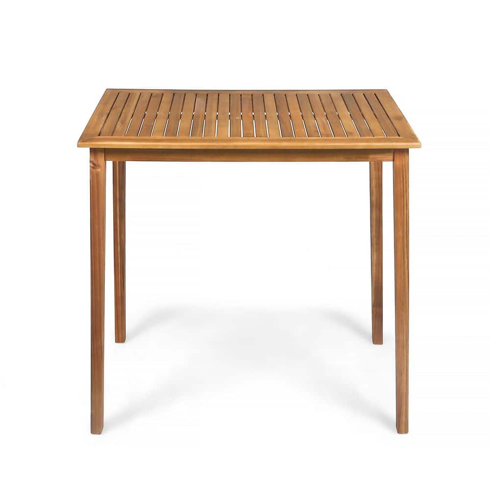 Teak 44 in. Rectangle Acacia Wood Outdoor Dining Table, All-Weather Bar Table for Patios, Balconies, Backyard price history on PriceWatchPro