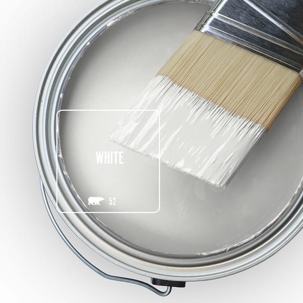 BEHR PREMIUM PLUS 1 gal. Ultra Pure White Ceiling Flat Interior Paint 55801  - The Home Depot