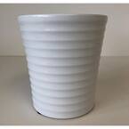 5.1 in. White Ceramic Candice Orchid Pot