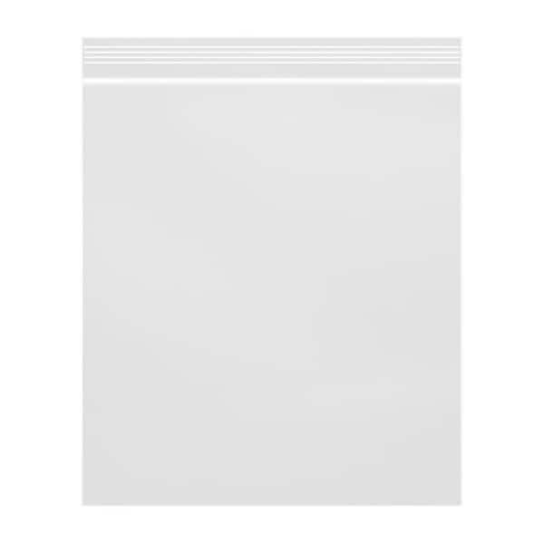 4.36 lbs. 14.1 L x 0.04 W x 20.1 H Clear 2 Mil Reclosable Plastic Poly Bags 100 Count for Clothing T-Shirts Pants