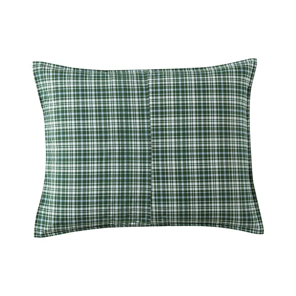 Bramble Floral Green Cotton Full/Queen Duvet Cover Set