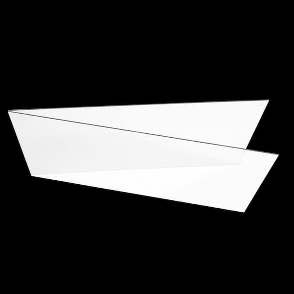 Wellco 24 in. x 24 in. (1.5 mm) Clear Polycarbonate Film-Masked Waterproof Sheet, (3-Pack)