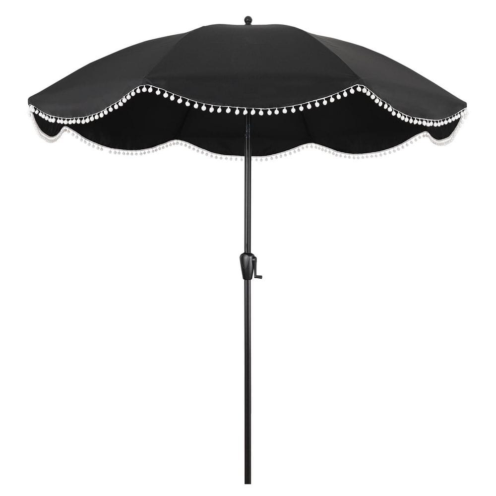 9 ft. Round Market Patio Umbrella in Black price history on PriceWatchPro