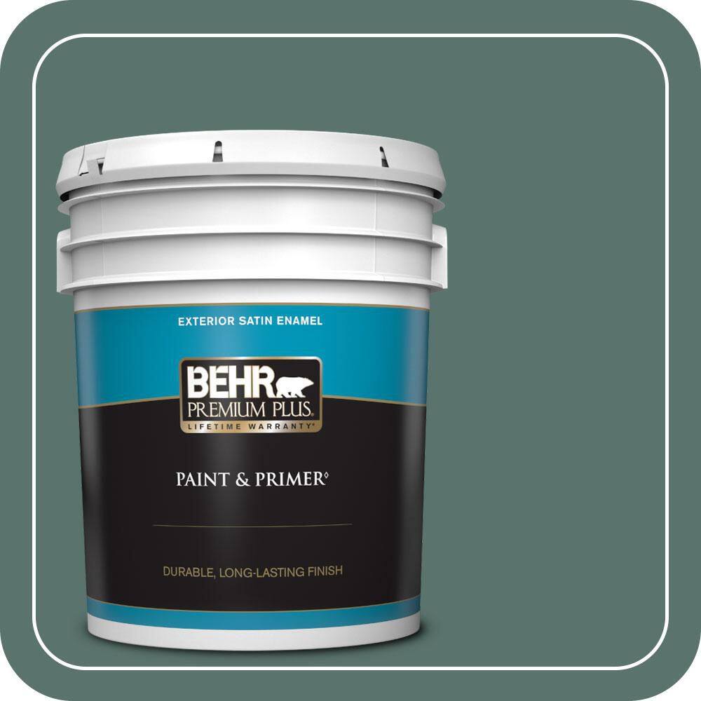5 gal. Home Decorators Collection #HDC-WR16-04 Noble Fir Satin Enamel Exterior Paint & Primer price history on PriceWatchPro