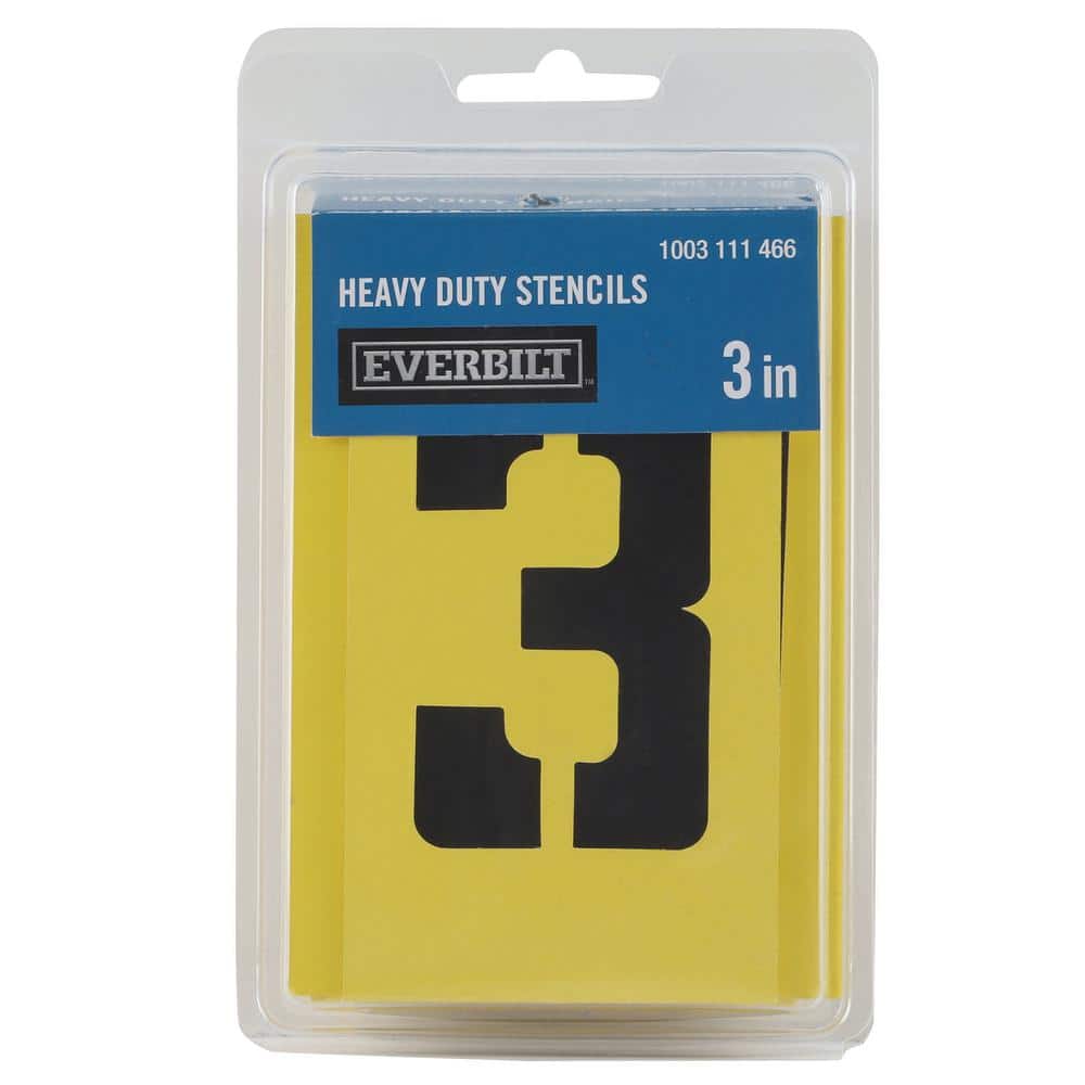Number Stencils - Large Number Stencils for Painting, Every Digit