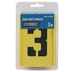 3 in. Cardboard Letters Numbers and Symbols Stencil Set