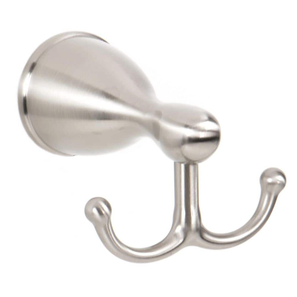 Builders J-Hook Double Robe/Towel Hook in Spot resistant brushed nickel price history on PriceWatchPro