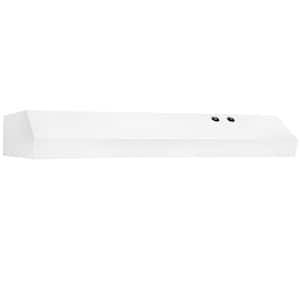 30 in. Under Cabinet Convertible Range Hood in White
