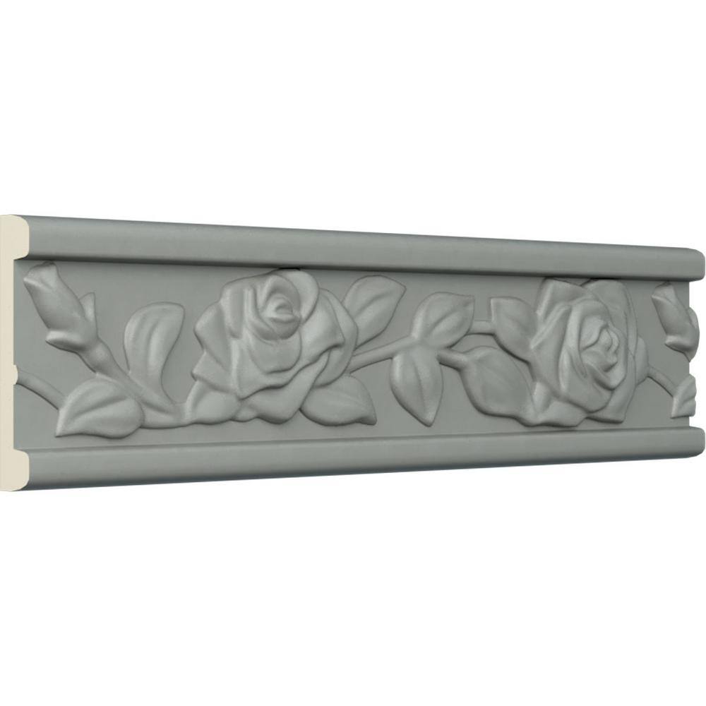 Rose 2.5'' H x 95.75'' W x 0.5'' D Urethane Chair Rail