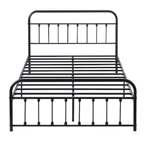 Full Size Bed Frame w/ Headboard, Heavy Duty Platform Bed Frame, No Box Spring Needed, Under Bed Storage Space, 54.6in.W