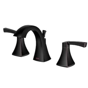 Randburg Widespread 2-Handle Three Hole Bathroom Faucet with Matching Pop-up Drain in Oil Rubbed Bronze