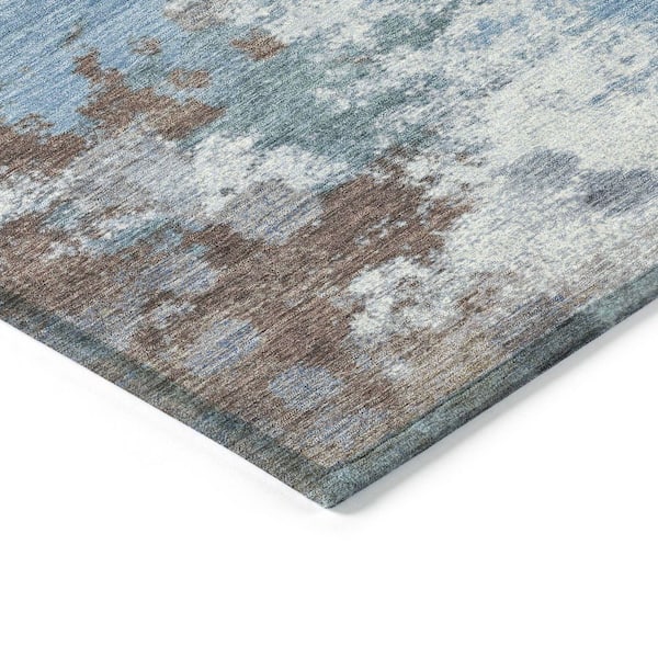 Chantille Machine Washable Indoor/Outdoor Abstract ACN2114 Brown 2 ft. 6 in. x 3 ft. 10 in. Area Rug