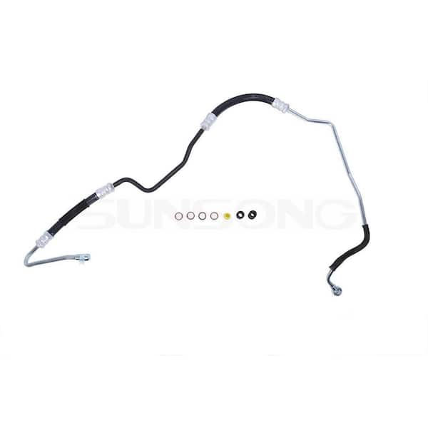 Sunsong Power Steering Pressure Line Hose Assembly fits 2010-2013 Mazda 3/3 Sport