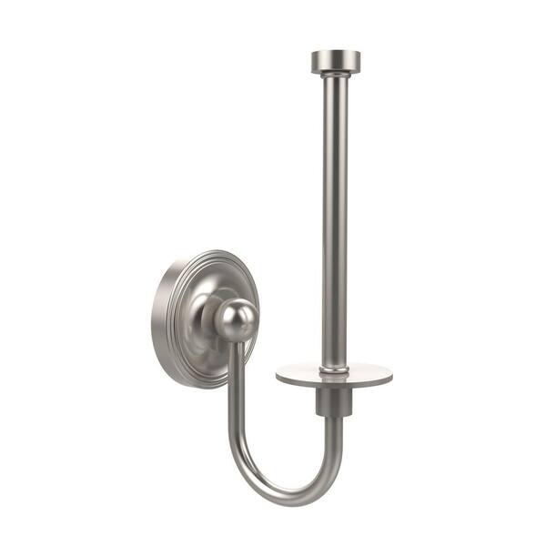 Toilet Paper Roll Holder Brushed Nickel Single Post Wall Mounted Bath Hardware 