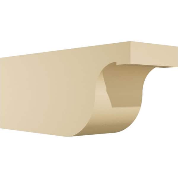 Ekena Millwork Standard Del Monte 6 in. W x 8 in. H x 20 in. D Signature Urethane Rafter Tail Outlooker
