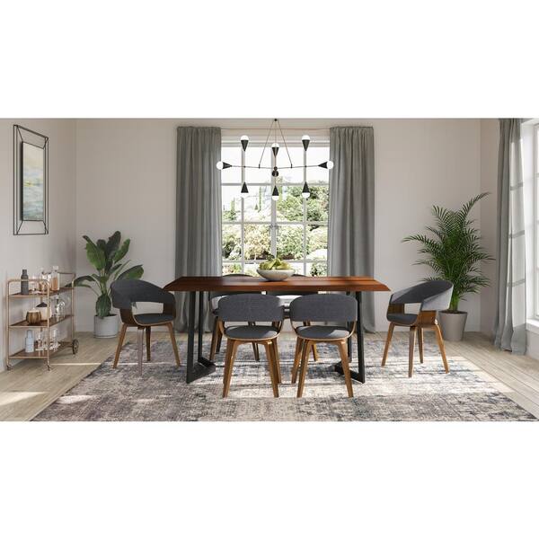 Simpli Home Watkins 72 In X 36 In Dark Brown Solid Mango Wood Rectangle Industrial Dining Table With Inverted Metal Base Axcwtkdt The Home Depot