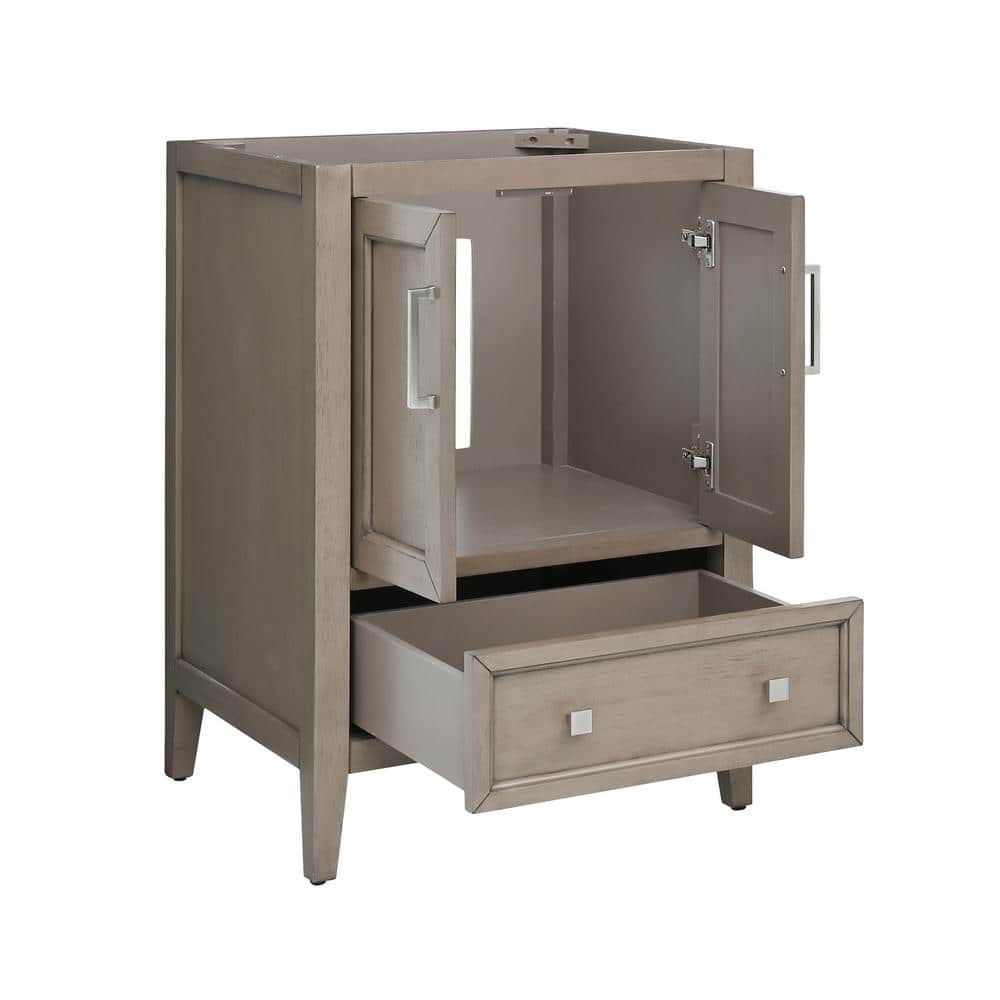 Everette 24'' Gray Oak Single Bathroom Vanity Base
