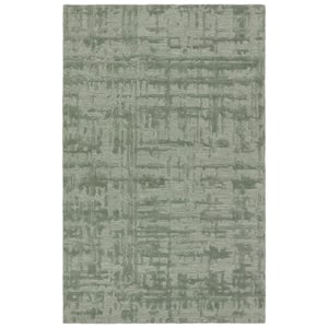 Coire Green 6 ft. x 9 ft. Abstract Area Rug