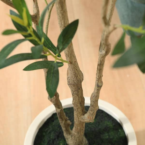 Artificial Tree in Modern Planter, Fake Olive selling Silk Tree, Artificial Plant for Indoor and Outdoor Home Decoration