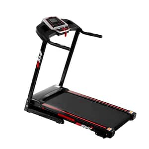 3.5 HP Black Stainless Steel Folable Electric Treadmill with Bluetooth Music, LCD Display and 3 Levels Incline