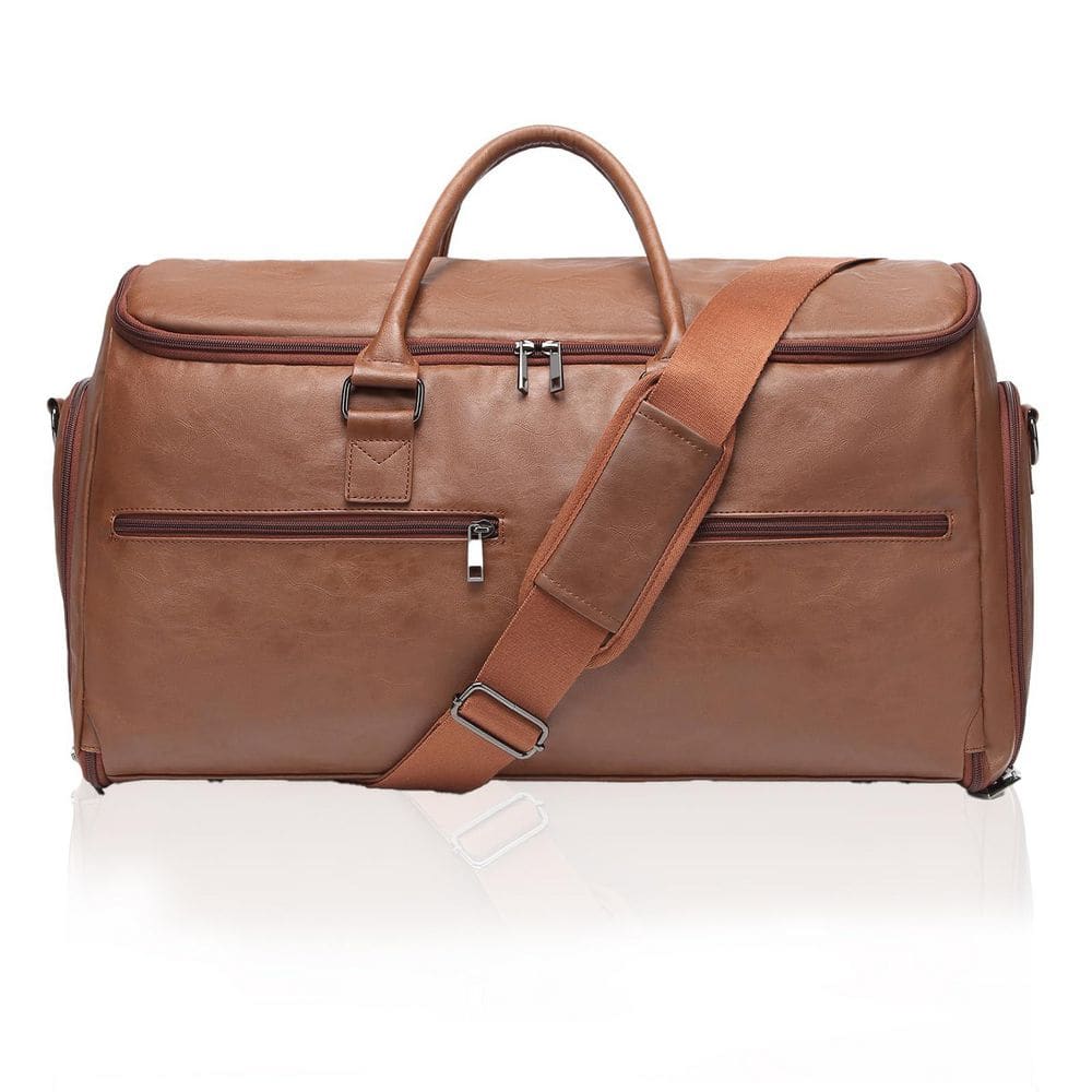 Brown Carry On Garment Bag for Travel, Business Travel Garment Bag for Men Women, 2 in 1 Hanging Suitcase Suit price history on PriceWatchPro