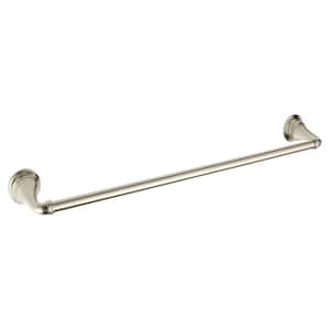 Delancey 18 in. Wall Mounted Towel Bar in Brushed Nickel