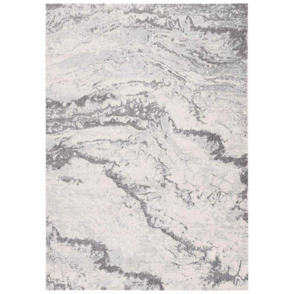 Tulum 9 ft. x 12 ft. Ivory/Gray Distressed Marble Area Rug price history on PriceWatchPro