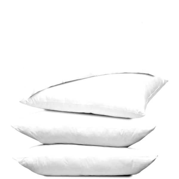 COVERS&ALL 14 x 22 In. White Rectangle Outdoor Throw Pillow