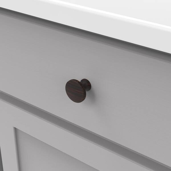 38mm Dia Bedroom Door Drawer Handle Pull Knobs Cabinet Cupboard Bronze 8 Pack 