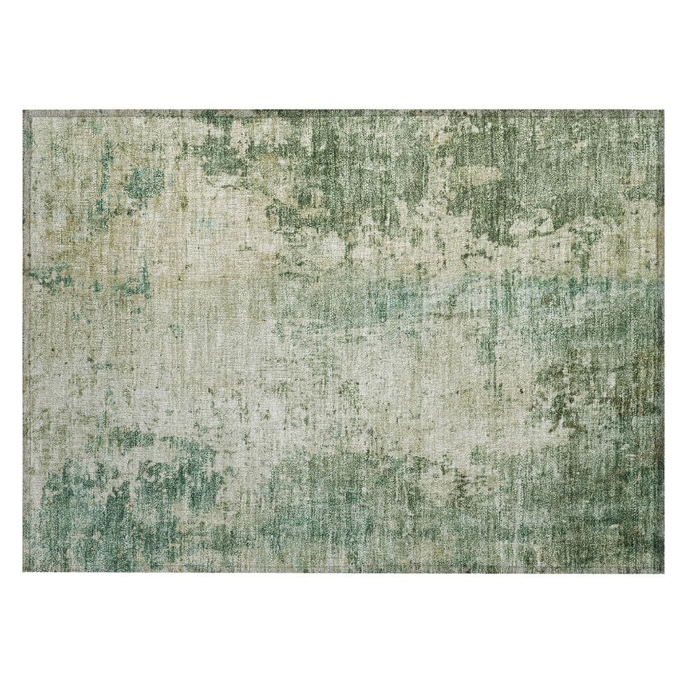 Chantille Machine Washable Indoor/Outdoor Abstract ACN2869 Green 3 ft. x 4 ft. Area Rug price history on PriceWatchPro