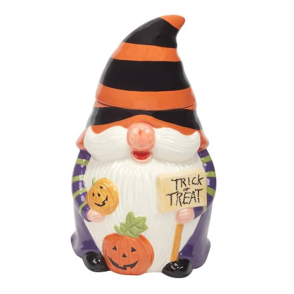 Gnome Cookie Jar with Cookies