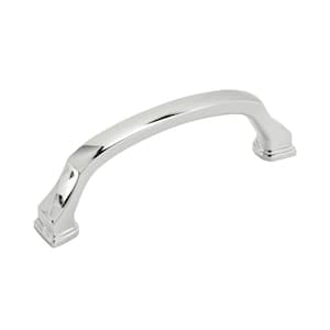 Revitalize 3-3/4 in. (96mm) Traditional Polished Chrome Arch Cabinet Pull