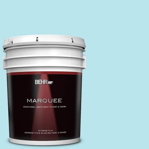 BEHR MARQUEE 5 gal. #510A-3 Fresh Water Flat Exterior Paint & Primer