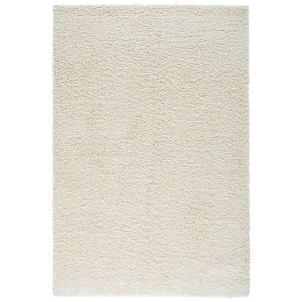 SAFAVIEH Modera 5 ft. x 8 ft. White Solid Color Area Rug SGAS119B-5 ...